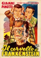 Bud Abbott Lou Costello Meet Frankenstein - Italian Movie Poster (xs thumbnail)