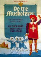 Les trois mousquetaires - Danish Movie Poster (xs thumbnail)