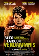 Flickan som lekte med elden - German Movie Poster (xs thumbnail)