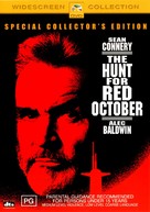 The Hunt for Red October - Australian DVD movie cover (xs thumbnail)