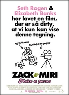 Zack and Miri Make a Porno - Danish Movie Poster (xs thumbnail)
