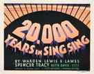 20,000 Years in Sing Sing - Movie Poster (xs thumbnail)