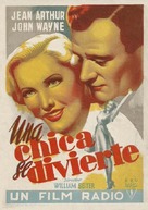 A Lady Takes a Chance - Spanish Movie Poster (xs thumbnail)