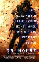 13 Hours: The Secret Soldiers of Benghazi - Swiss Movie Poster (xs thumbnail)