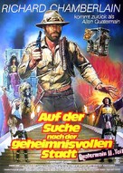 Allan Quatermain and the Lost City of Gold - German Movie Poster (xs thumbnail)