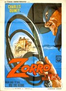 Zorro il cavaliere della vendetta - Italian Movie Poster (xs thumbnail)