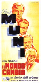 The World Changes - Italian Movie Poster (xs thumbnail)