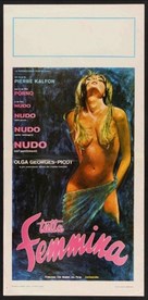 Le feu aux l&egrave;vres - Italian Movie Poster (xs thumbnail)