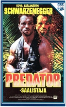 Predator - Finnish VHS movie cover (xs thumbnail)