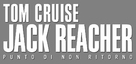 Jack Reacher: Never Go Back - Italian Logo (xs thumbnail)