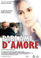 Parlez-moi d&#039;amour - Italian DVD movie cover (xs thumbnail)