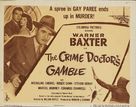 Crime Doctor&#039;s Gamble - Movie Poster (xs thumbnail)
