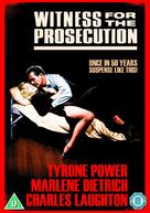 Witness for the Prosecution - British Movie Cover (xs thumbnail)
