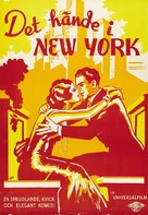 It Happened in New York - Swedish Movie Poster (xs thumbnail)