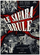 Le Sahara br&ucirc;le - French Movie Poster (xs thumbnail)