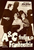 Bud Abbott Lou Costello Meet Frankenstein - German poster (xs thumbnail)