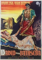 David and Bathsheba - German Movie Poster (xs thumbnail)
