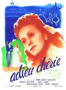 Adieu... Ch&eacute;rie - French Movie Poster (xs thumbnail)