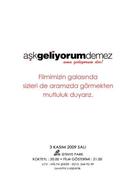 Ask geliyorum demez - Turkish Movie Poster (xs thumbnail)