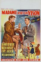 The Lady Wants Mink - Belgian Movie Poster (xs thumbnail)