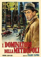 Meet John Doe - Italian Movie Poster (xs thumbnail)