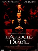 The Devil's Advocate - French Movie Poster (xs thumbnail)