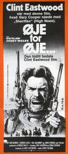 The Outlaw Josey Wales - Danish Movie Poster (xs thumbnail)