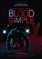 Blood Simple - German Re-release movie poster (xs thumbnail)