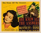 She Knew All the Answers - Movie Poster (xs thumbnail)