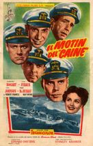 The Caine Mutiny - Spanish Movie Poster (xs thumbnail)