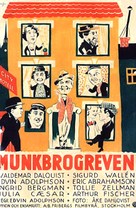 Munkbrogreven - Swedish Movie Poster (xs thumbnail)