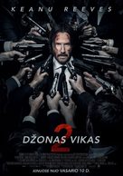 John Wick: Chapter Two - Lithuanian Movie Poster (xs thumbnail)
