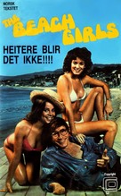 The Beach Girls - Norwegian VHS movie cover (xs thumbnail)