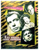 Les h&eacute;ros sont fatigu&eacute;s - French Movie Poster (xs thumbnail)