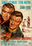 The Man Who Shot Liberty Valance - German Movie Poster (xs thumbnail)