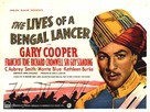 The Lives of a Bengal Lancer - British Movie Poster (xs thumbnail)