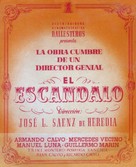 El esc&aacute;ndalo - Spanish Movie Poster (xs thumbnail)