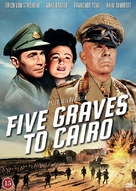 Five Graves to Cairo - Danish Movie Cover (xs thumbnail)