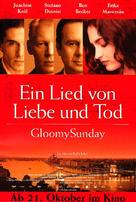 Gloomy Sunday - Ein Lied von Liebe und Tod - German Movie Poster (xs thumbnail)