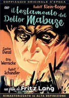 Das Testament des Dr. Mabuse - Italian DVD movie cover (xs thumbnail)