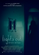 Lights Out - Italian Movie Poster (xs thumbnail)