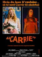 Carrie - Danish Movie Poster (xs thumbnail)