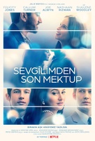 Last Letter from Your Lover - Turkish Movie Poster (xs thumbnail)