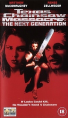 The Return of the Texas Chainsaw Massacre - British VHS movie cover (xs thumbnail)