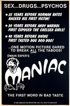 Maniac - Re-release movie poster (xs thumbnail)