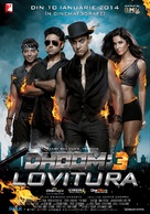 Dhoom 3 - Romanian Movie Poster (xs thumbnail)