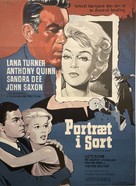 Portrait in Black - Danish Movie Poster (xs thumbnail)