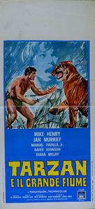 Tarzan and the Great River - Italian Movie Poster (xs thumbnail)