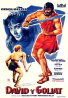 David e Golia - Spanish Movie Poster (xs thumbnail)