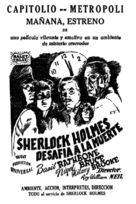 Sherlock Holmes Faces Death - Spanish poster (xs thumbnail)